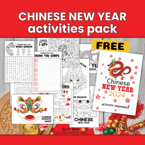This free printable Chinese New Year activities pack has quick and creative ways for you to celebrate the holiday with your students.