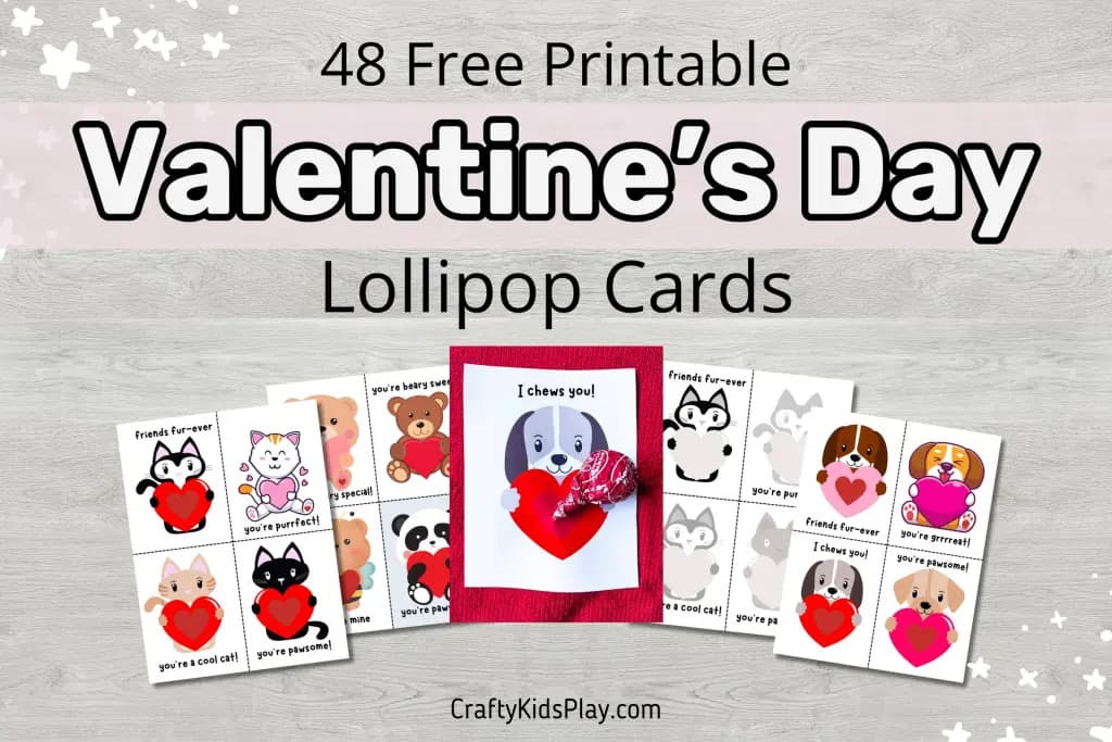 Free Printable Valentine's Day Cards for Kids to Celebrate