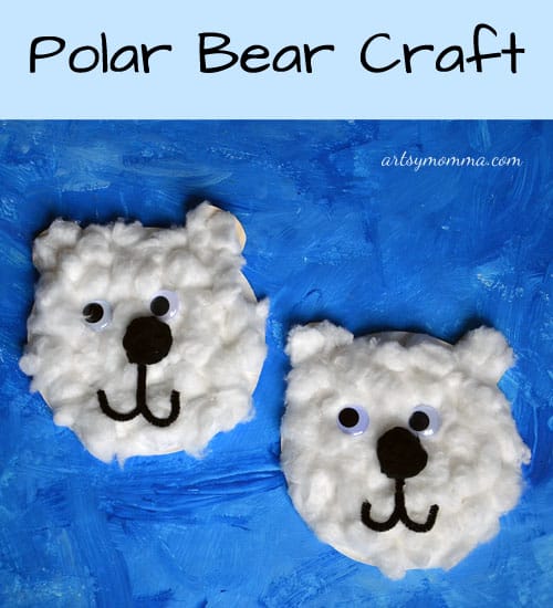 Examples of polar bear paper plate crafts.