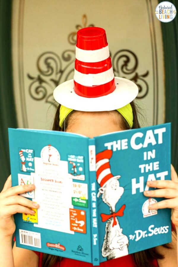 Example of Dr. Seuss Cat in the Hat craft.