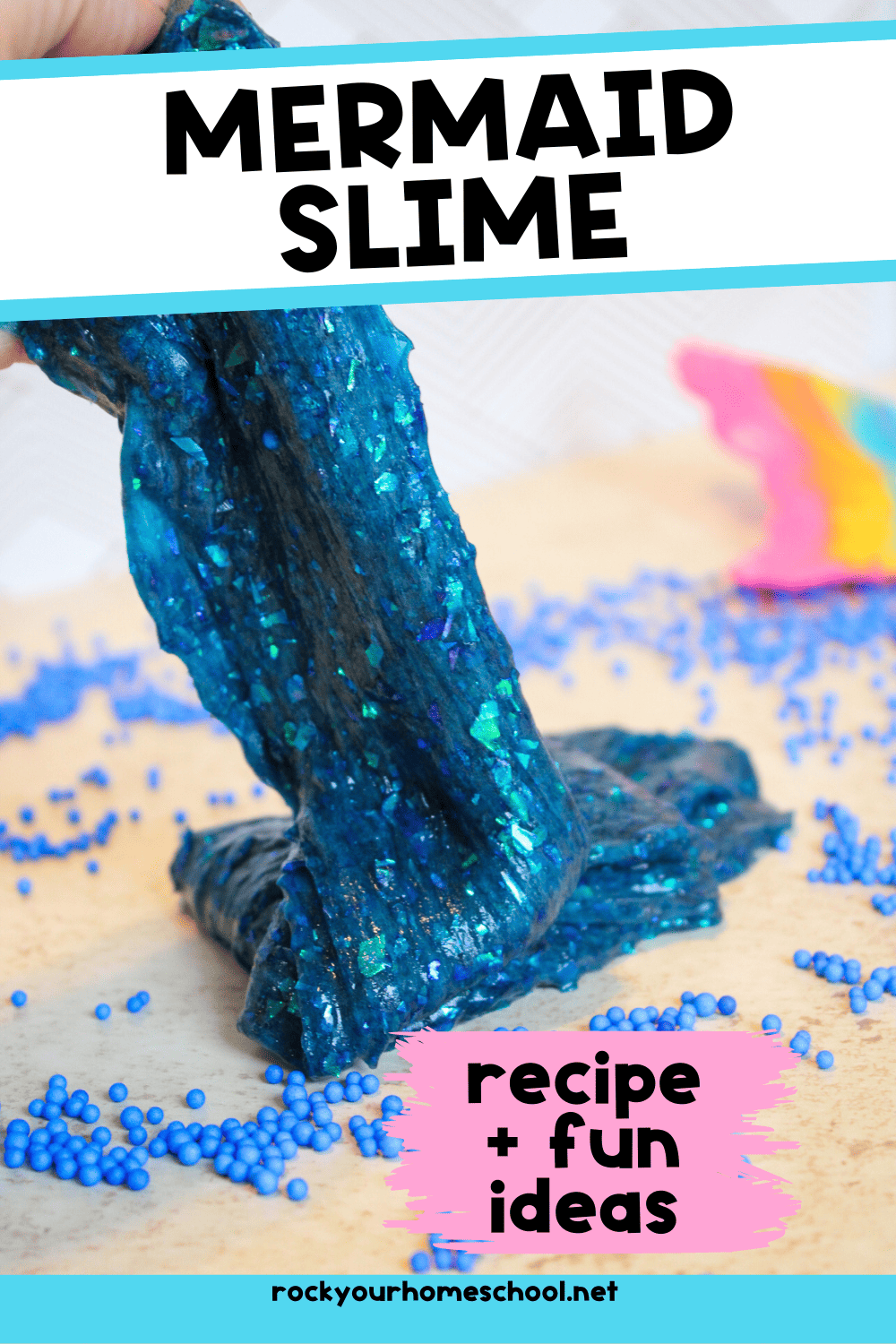 Mermaid Slime: How to Make for Sparkly DIY Fun (Free Recipe)