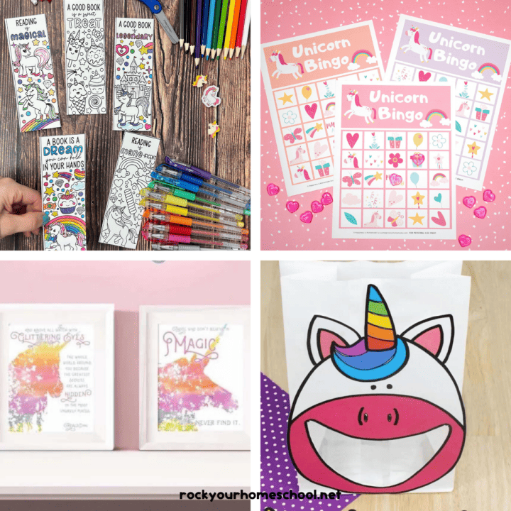 16 Free Unicorn Printables for Unbelievable Fun with Kids - Rock Your Homeschool