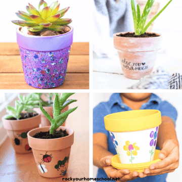 Flower Pot Painting Ideas That Your Kids Will Love- Rock Your Homeschool