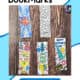 Five examples of free Father's Day coloring bookmarks.