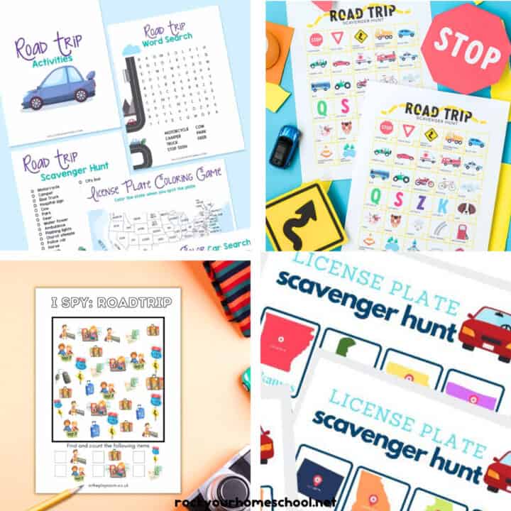 Free Road Trip Printables for Kids 17 Cool Ways to Make It Fun Rock