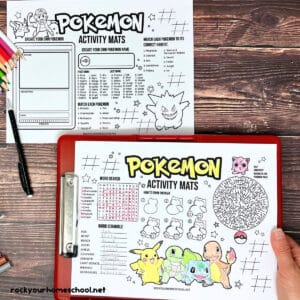 Pokemon Activity Sheets: Print-and-Go Fun for Kids (Free) - Rock Your ...