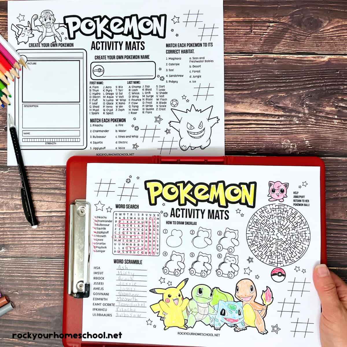 Pokemon Activity Sheets: Awesome Print-and-Go Fun for Kids (Free)