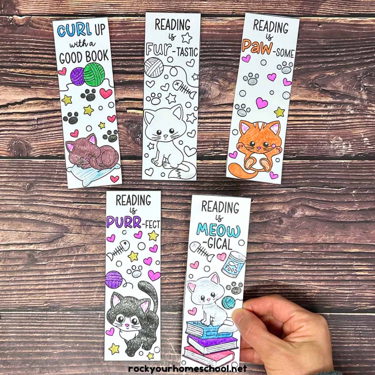 Cat Bookmarks To Color: Cute Ways To Enjoy Reading (Free)