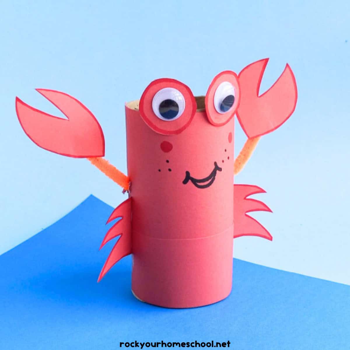 Toilet Paper Roll Crab Craft: How to Make and Enjoy