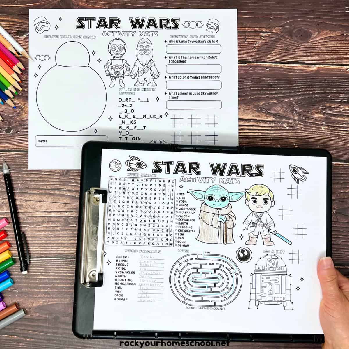 Star Wars Activity Sheets for Stellar Fun with Kids (Free)