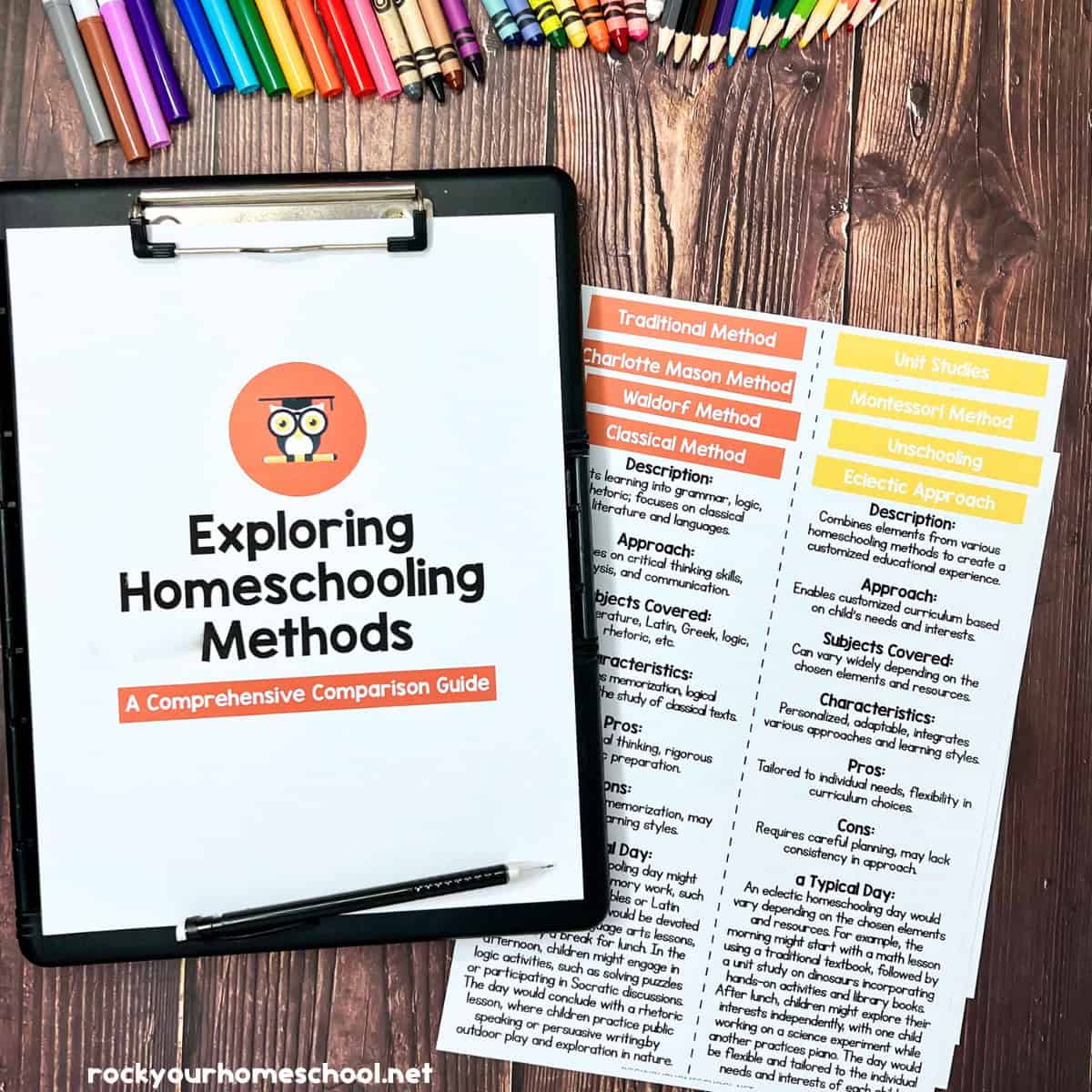 Homeschool Methods: A Quick Start Guide to Explore & Compare