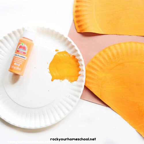 Jack O Lantern Paper Plate Craft: How to Make for Halloween Fun - Rock ...