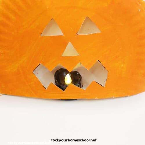 Jack O Lantern Paper Plate Craft: How to Make for Halloween Fun - Rock ...