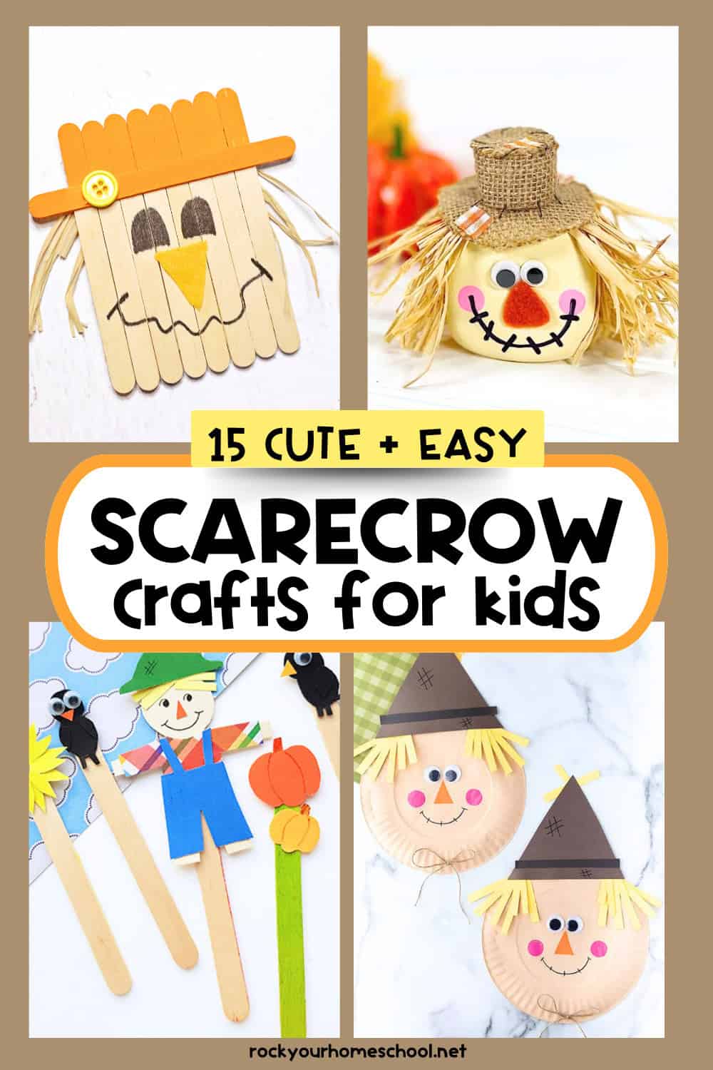 Scarecrow Crafts For Kids: 15 Simple And Fun Ideas - Rock Your Homeschool