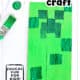 Example of paper bag Minecraft Creeper craft.