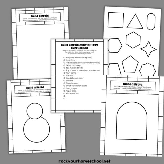 Build a Droid Activity Set
