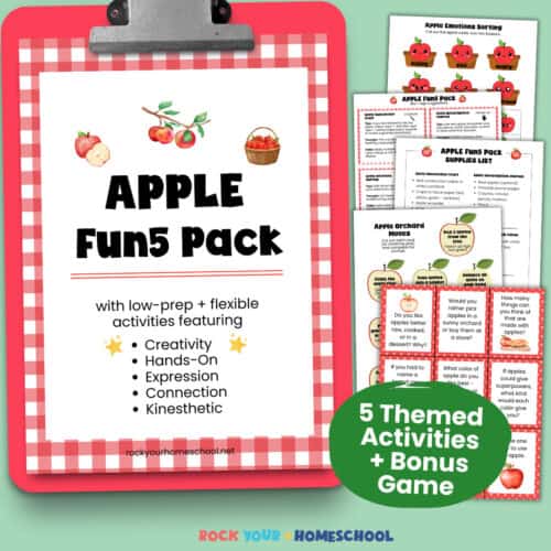 Apple Fun5 Pack - Rock Your Homeschool