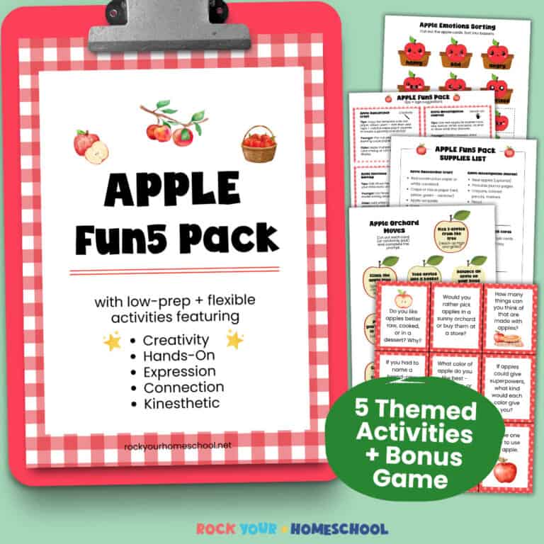 Apple Fun5 Pack - Rock Your Homeschool