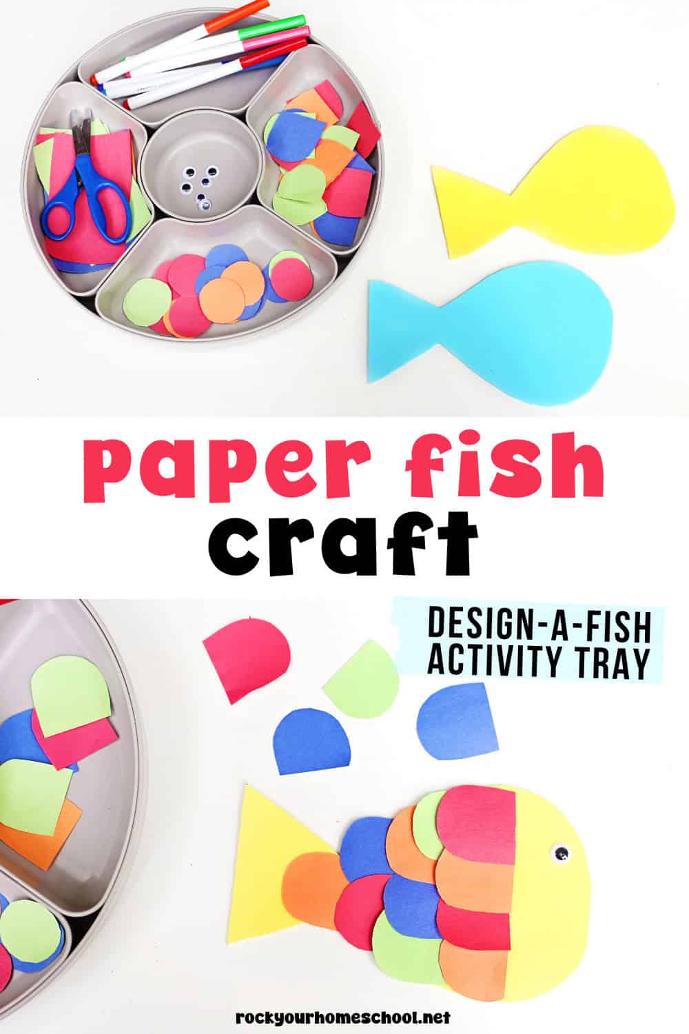 Easy Paper Fish Craft for Frugal and Fun Activity- Rock Your Homeschool