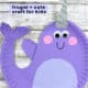 Example of paper plate narwhal craft for kids.