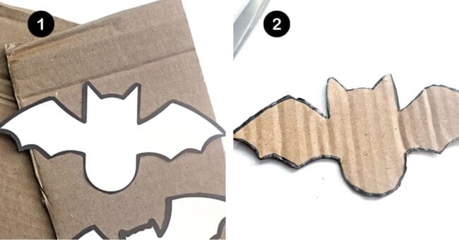 Easy Bat Craft Made With Yarn [Free Template] - Rock Your Homeschool