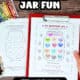 Examples of free printable gratitude jar worksheets.