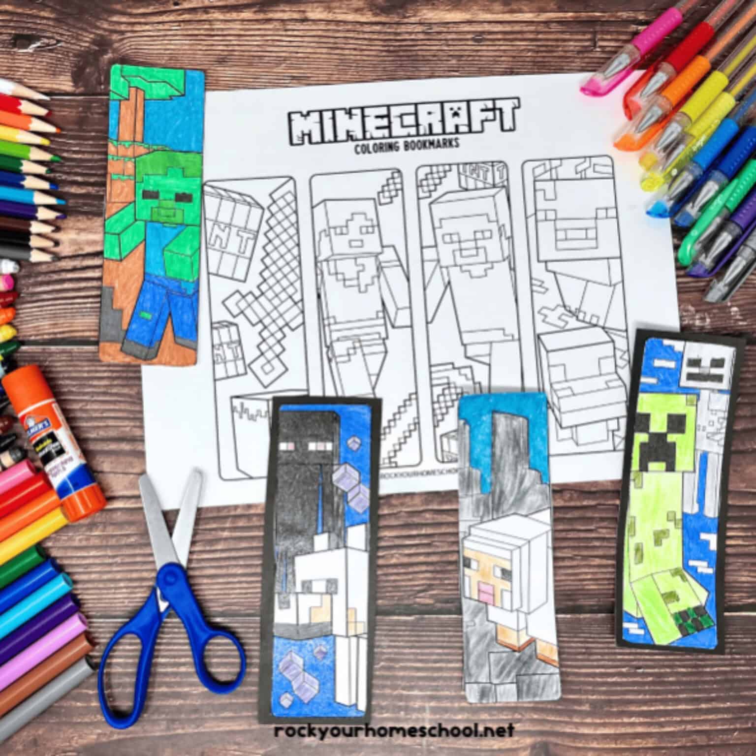 7 Free Minecraft Printables for Fun Activities with Kids - Rock Your ...