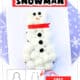 Examples of cute and easy cotton ball snowman craft and two free printable snowmen templates.