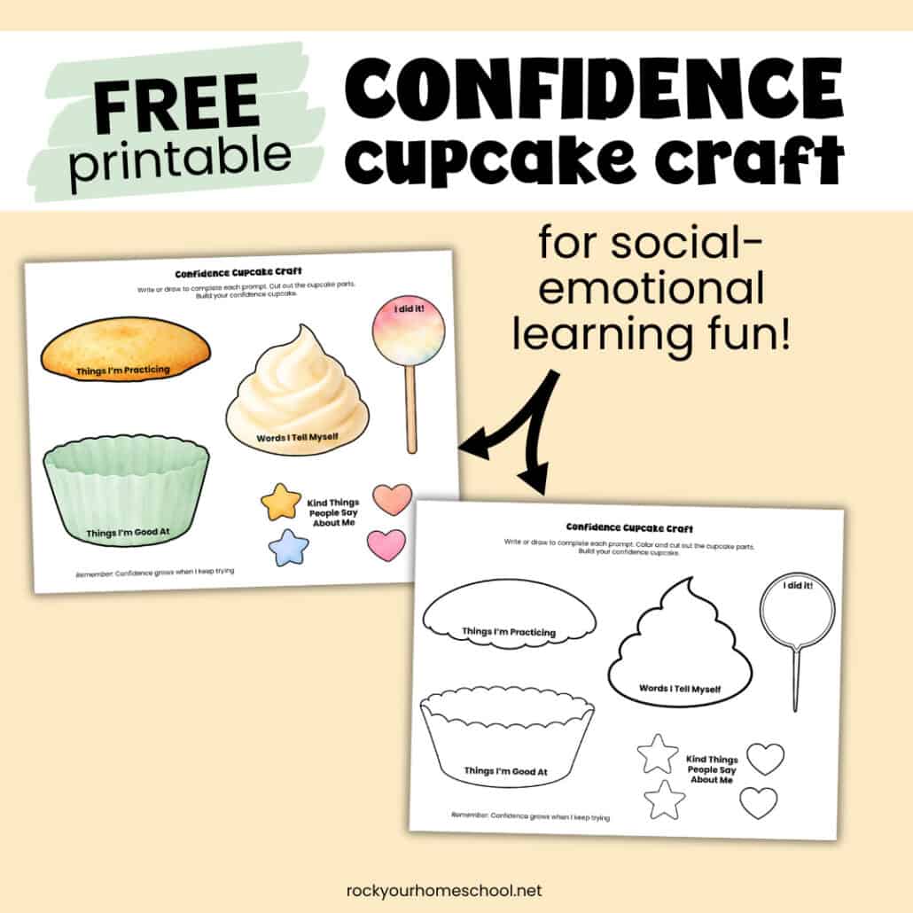 Confidence Activity for Kids to Build Self-Esteem (Free Printable ...