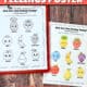 Examples of free printable fruit-themed feelings posters for kids to learn about emotions.