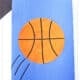 Example of frugal and simple cupcake liner basketball craft card for kids.