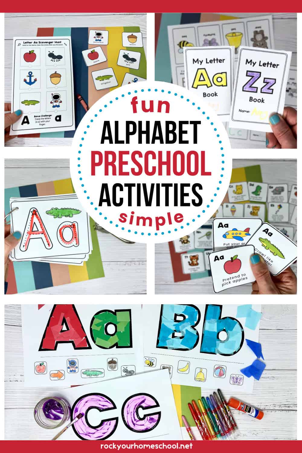 Letter Preschool Activities At Home: How To Use For Alphabet Fun - Rock ...