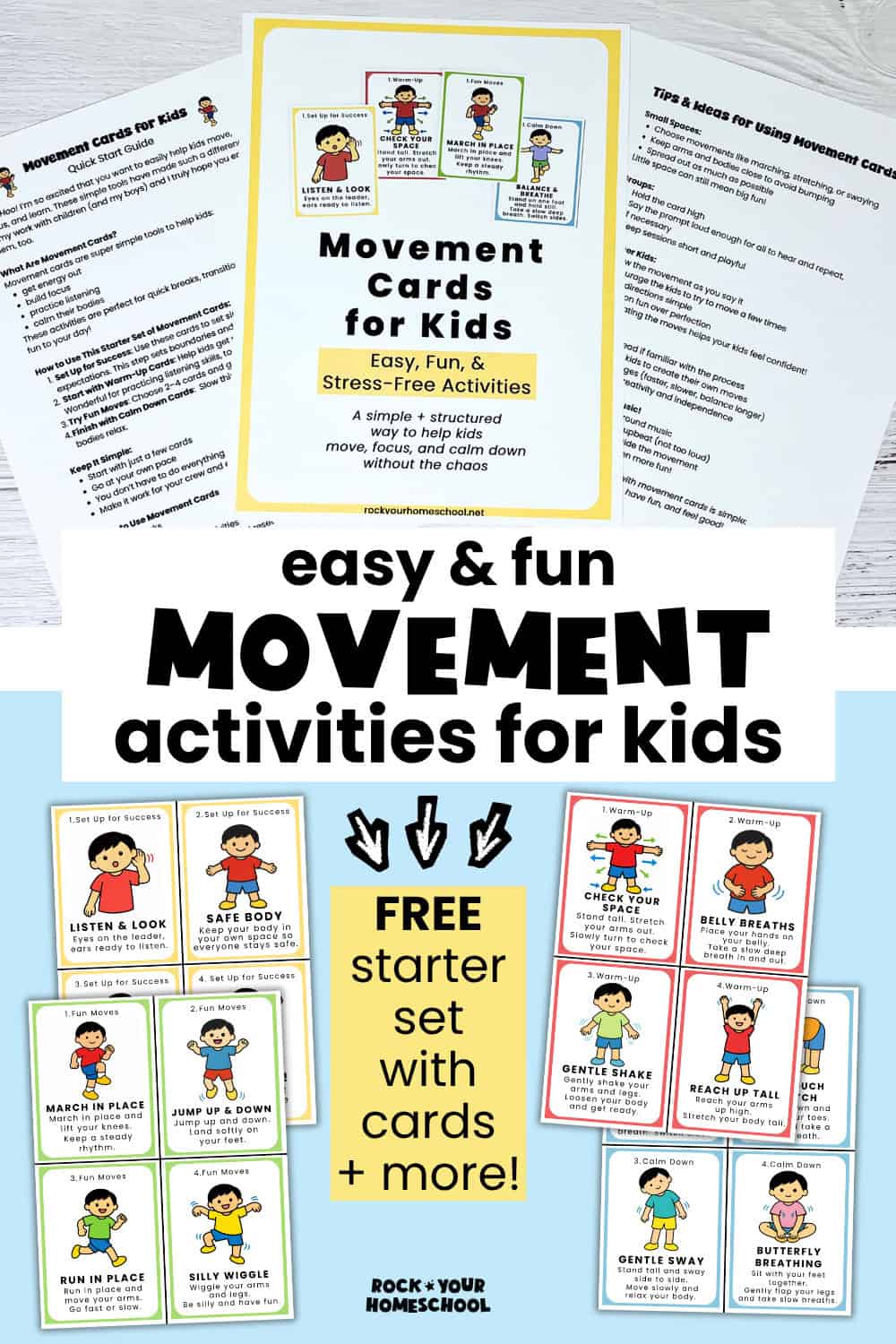 Movement Activities for Kids: Ideas for Brain Breaks & More (Free ...