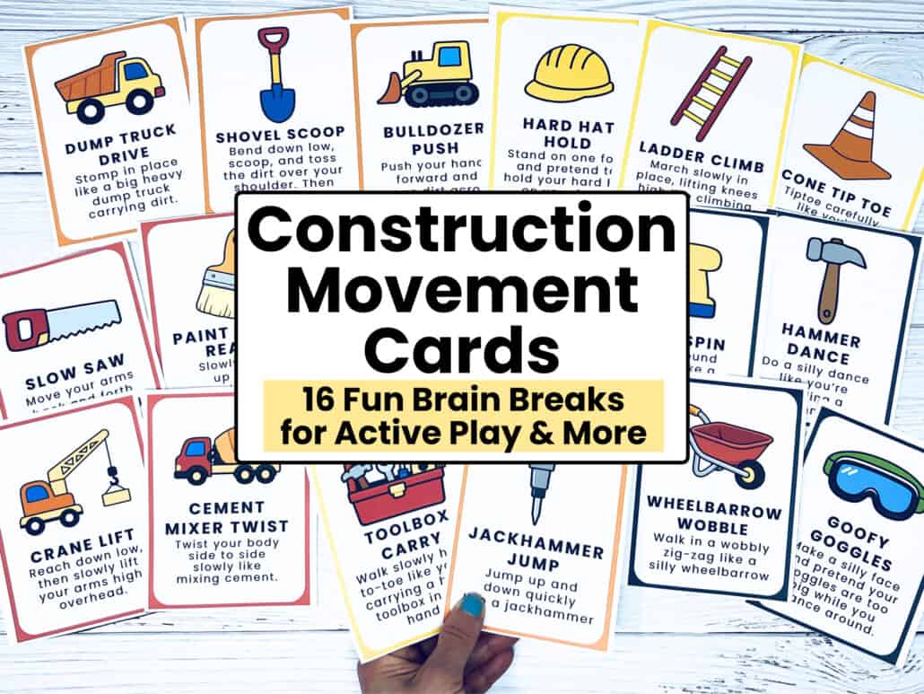 10 Free Construction Playdough Mats (With Easy Ideas to Enjoy) - Rock ...