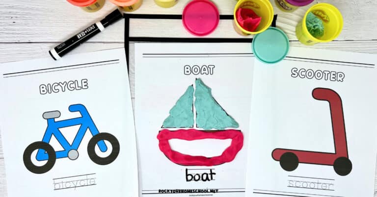 10 Free Transportation Playdough Mats for Kids to Enjoy- Rock Your ...