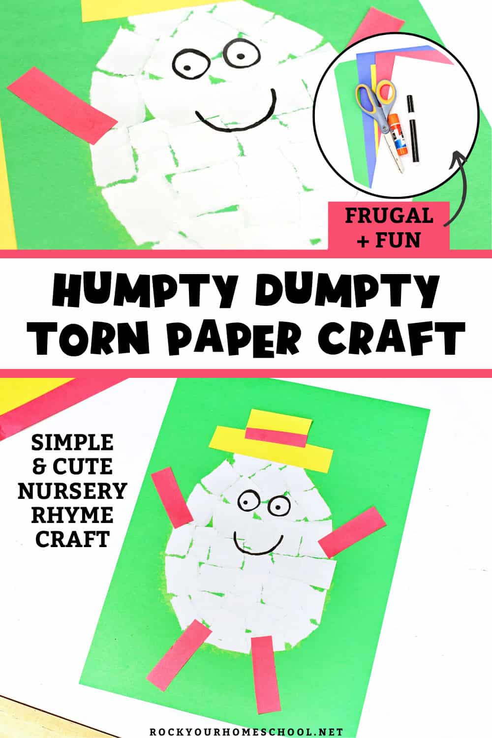 Simple Humpty Dumpty Craft for Fun with Nursery Rhymes - Rock Your ...