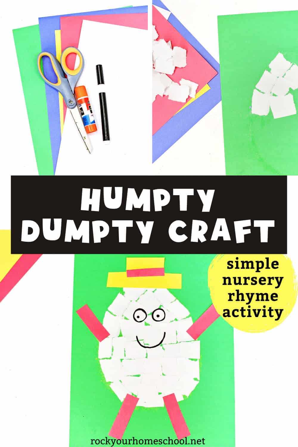 Simple Humpty Dumpty Craft for Fun with Nursery Rhymes - Rock Your ...