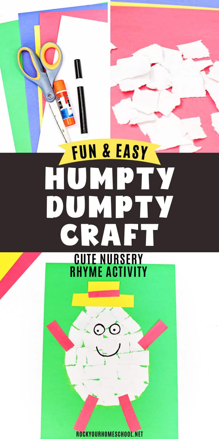 Simple Humpty Dumpty Craft for Fun with Nursery Rhymes - Rock Your ...
